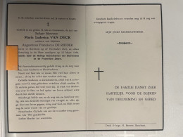Devotie DP - Overlijden Maria Van Dyck Wwe De Ridder - Boechout 1881 - 1953 - Décès