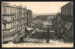 CPA Oran, Royal Hotel Et Brasserie Terminus  - Oran