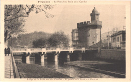 FR66 PERPIGNAN - Au Khedive - Le Pont De La Basse Et Le Castillet - Belle - Perpignan