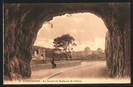 CPA Constantine, Un Tunnel Du Boulevard De L`Abime  - Alger
