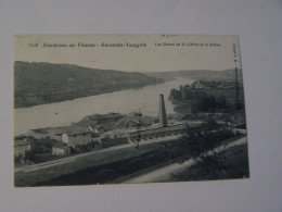 ISERE-608-ENVIRONS DE VIENNE-REVENTIN VAUGRIS-LES USINES DE SAINT CHRIST ET LE RHONE ED BLANCHARD VIENNE - Altri & Non Classificati