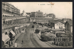 CPA Alger, Les Quais  - Alger