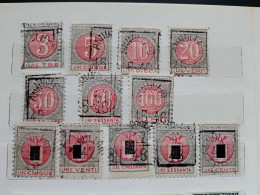 ITALIA REGNO FISCALI PESI MISURE - Revenue Stamps