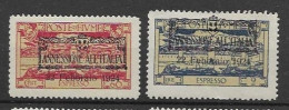 Fiume Mlh * 1924 Express Stamps (blue Stamp In Oversize) - Europe (Other)