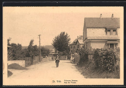 AK St. Vith, Rue De Prume, Strassenpartie  - Saint-Vith - Sankt Vith