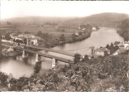 PUY-L'EVEQUE (46) Les Deux Ponts Et La Plaine De Courbenac (LE LOT ILLUSTRE)  CPSM  GF - Altri & Non Classificati