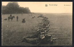 AK En Tirailleurs, Armée Belge  - Autres & Non Classés