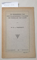 De Berekening Van Het Paaschfeest Volgens De Formules Van Gauss : - Other & Unclassified