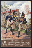 Künstler-AK Soldaten Des Infanterie-Regiment Kaiser Friedrich König Von Preussen Nr. 125  - Regiments
