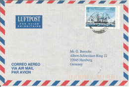 India Air Mail Cover Sent To Germany 21-1-1998 ?? Single Franked - Luchtpost