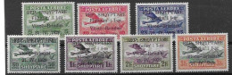 Albania Mh * 1928 (450 Euros) Rare Complete Airmail Set - Albanie