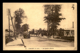 95 - DOMONT - LES QUATRE ROUTES - AUTOCAR - Domont