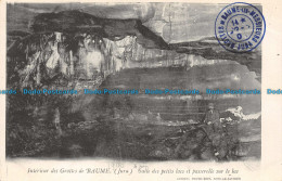 R157290 Interieur Des Grottes De Baume. Salle Des Petits Lacs Et Passerelle Sur - World