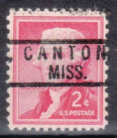 USA Precancel Vorausentwertungen Preo Locals Mississippi, Canton 801 - Precancels