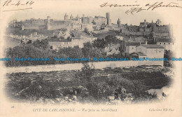 R157302 Cite De Carcassonne. Vue Prise Au Nord Ouest. ND. No 28. 1904 - Monde