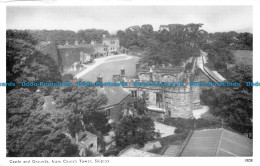 R156826 Castle And Grounds From Church Tower. Skipton. Walter Scott. No 1808 - Monde