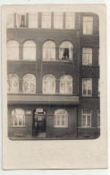 Woman In Front Of A Building Old Photo B240601 - Europe