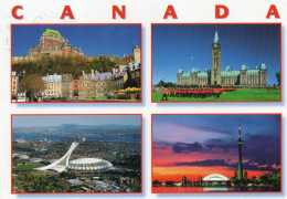 CPM - GRAND FORMAT 1 - CANADA - GREAT CANADIAN CITIES - QUEBEC - OTTAWA - MONTREAL - TORONTO - Unclassified