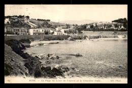 ALGERIE - BONE - LA PLAGE DU LEVER DE L'AURORE ET LE CIMETIERE ARABE - Annaba (Bône)