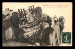 ALGERIE - SAHARA - KREIDER - PALANQUIN DE LA FAMILLE DE L'EMPEREUR DU SAHARA -  6 FEVRIER 1905 - Andere & Zonder Classificatie
