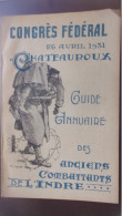 BERRY INDRE 1931 ILLUSTRE PAR LEON BROQUET CHATEAUROUX GUIDE ANNUAIRE DES ANCIENS COMBATTANTS DE L INDRE PUB BIERE... - Centre - Val De Loire