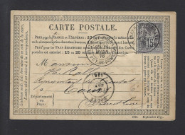 CARTE POSTALE FRANCE CLERMONT FERRAND SAGE 1878 - 1877-1920: Periodo Semi Moderno