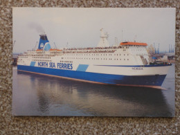 NORTH SEA FERRIES NORSEA LEAVING HULL - Transbordadores