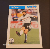 Fiche Illustrée Sport Football  **Allemagne  ** Christian Wörns - Deportes