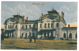 RO 10 - 21335 PLOIESTI, Railway Station, Romania - Old Postcard - Used - 1915 - Roumanie