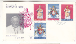 Vatican - Lettre De 1959 - Oblit Citta Del Vaticano - Pape Giovanni XXIII - - Briefe U. Dokumente