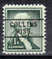 USA Precancel Vorausentwertungen Preo Locals Mississippi, Collins 729 - Vorausentwertungen