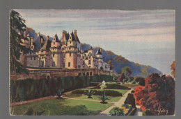 CPA - 37 - Château De Rigny-Ussé - Vue D'ensemble (Nord-Est) - Illustration Couleurs Yvon - Non Circulée - Autres & Non Classés