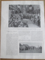 1922 STRASBOURG Inauguration Du Monument  De La MARSEILLAISE  Scultpteur Alsacien  MARZOLF - Non Classés