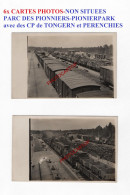 NON SITUEE-GARE-TRAIN-PARC DES PIONNIERS-PIONIERPARK-6x CARTES PHOTOS Allemandes-GUERRE 14-18-1 WK-MILITARIA- - Guerre 1914-18