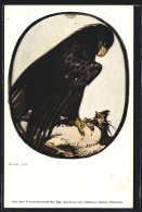 AK Adler Mit Jungem  - War 1914-18