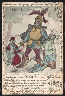 AK Mattler, Wütender Ritter Meuchelt FeindlicheSoldaten  - War 1914-18