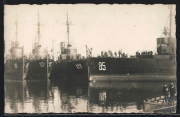 AK Minensuchboote 85, 129, 132, 111 Der Reichsmarine  - Guerra