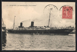 AK Le Havre, Passagierschiff La Lorraine Vor Der Küste  - Dampfer