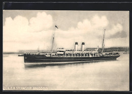 AK Passagierschiff G. E. R. Steamship Brussels  - Dampfer