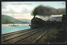AK Empire Express, Hudson River  - Eisenbahnen