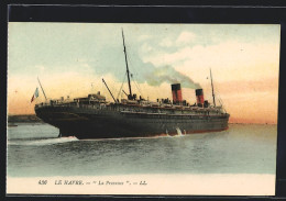 AK Passagierschiff La Provence Im Hafen Von Le Havre  - Dampfer