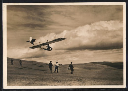 AK Segelflugzeug Auf Der Wasserkuppe Startet  - Otros & Sin Clasificación