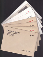 LIECHTENSTEIN 1983 Mi-Nr. 816-836 MK/MC 37-44 Kompletter Jahrgang 1983 - Maximum Cards