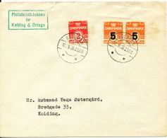 Denmark Cover Kolding 12-6-1956 Philatelistklubben For Kolding Og Omegn - Brieven En Documenten