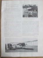 1922  Aviation Aviateur  PELLETIER D OISY Paris Tunis + Ceremonie De DORMANS  Marne - Non Classés