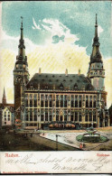 CPA Carte Postale  Légèrement Gaufrée  Germany Aachen Rathaus 1903  VM81320 - Aachen