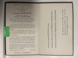 Devotie DP - Overlijden Gustaaf Goeteyn Echtg Verhegghe - St Denijs-Westrem 1923 - Gent 1954 - Obituary Notices