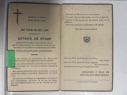 Devotie DP - Overlijden Octavie De Stoop - Wortegem 1867 - Oudenaarde 1954 - Obituary Notices