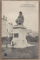 CPA 07 - ANNONAY - Monument à Boissy D'Anglas - TB PLAN STATUE CENTRE VILLE - Annonay