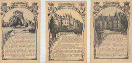 COLLECTION  HISTORIQUE   -  CHÂTEAUX  DIVERS    6 C P A(  (24 / 5 / 116  ) - Châteaux